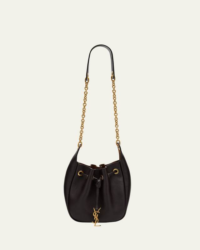 Cassandre YSL Bucket Bag in Leather